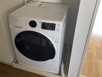 ドラム式洗濯機完備