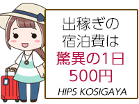 出稼ぎの宿泊費は驚異の1日500円